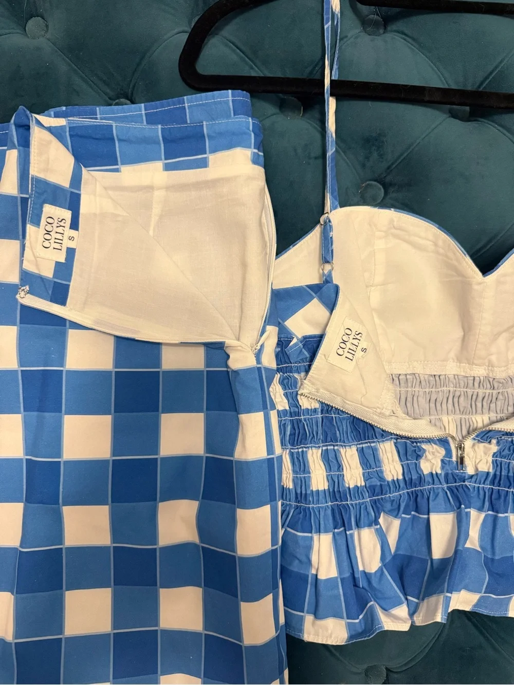 COCOLILYS blue gingham